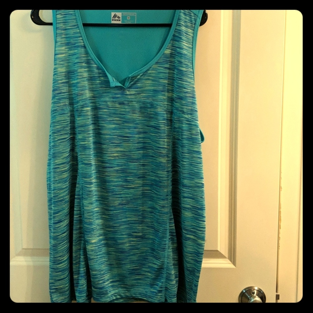 Women's plus size Reebok tank.